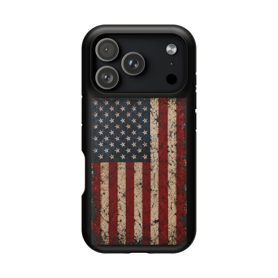 Distressed American Flag Magnetic Tough Case for iPhone 17 & 18 Pro / Pro Max