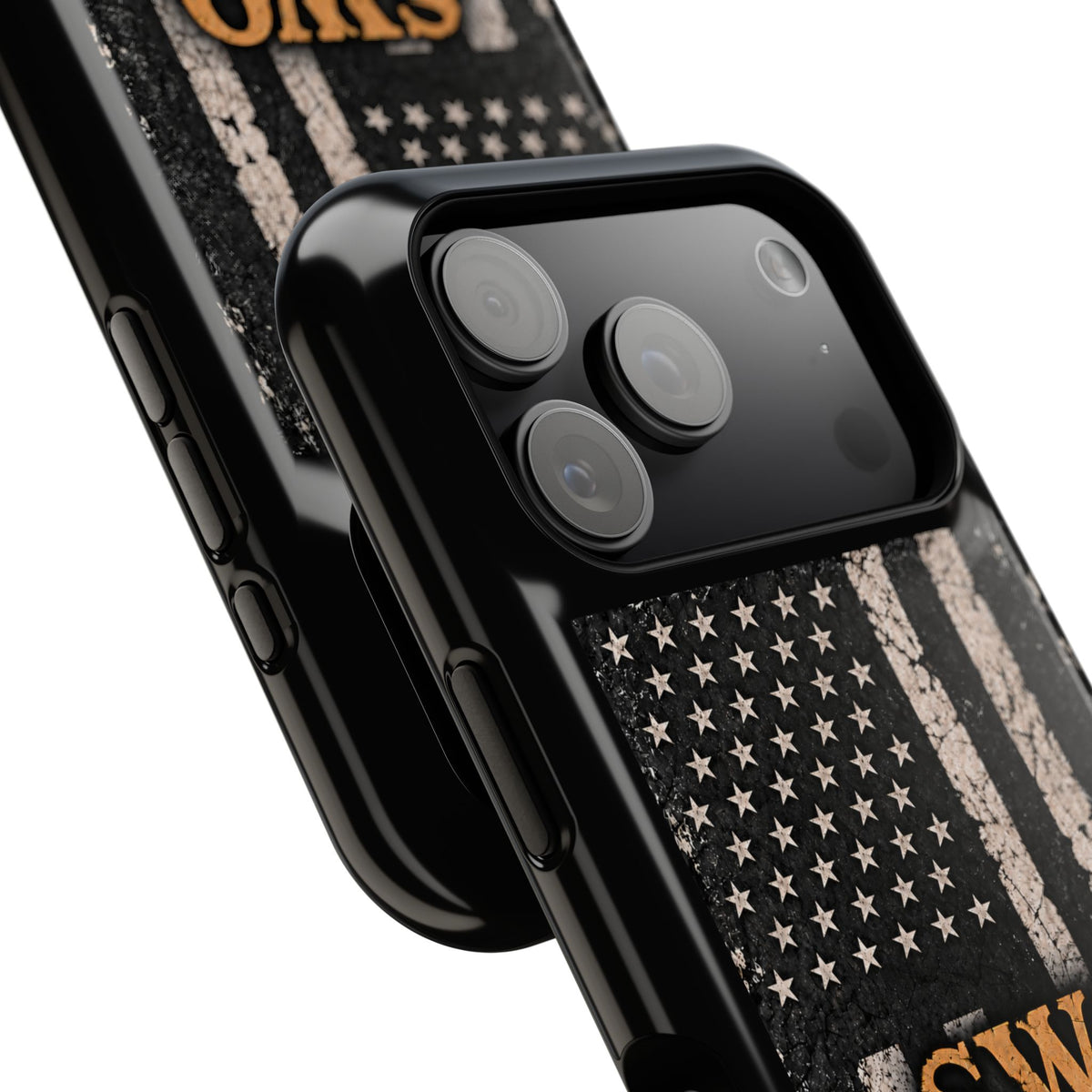 SWO Distressed American Flag Magnetic Tough Case for iPhone 18 Pro