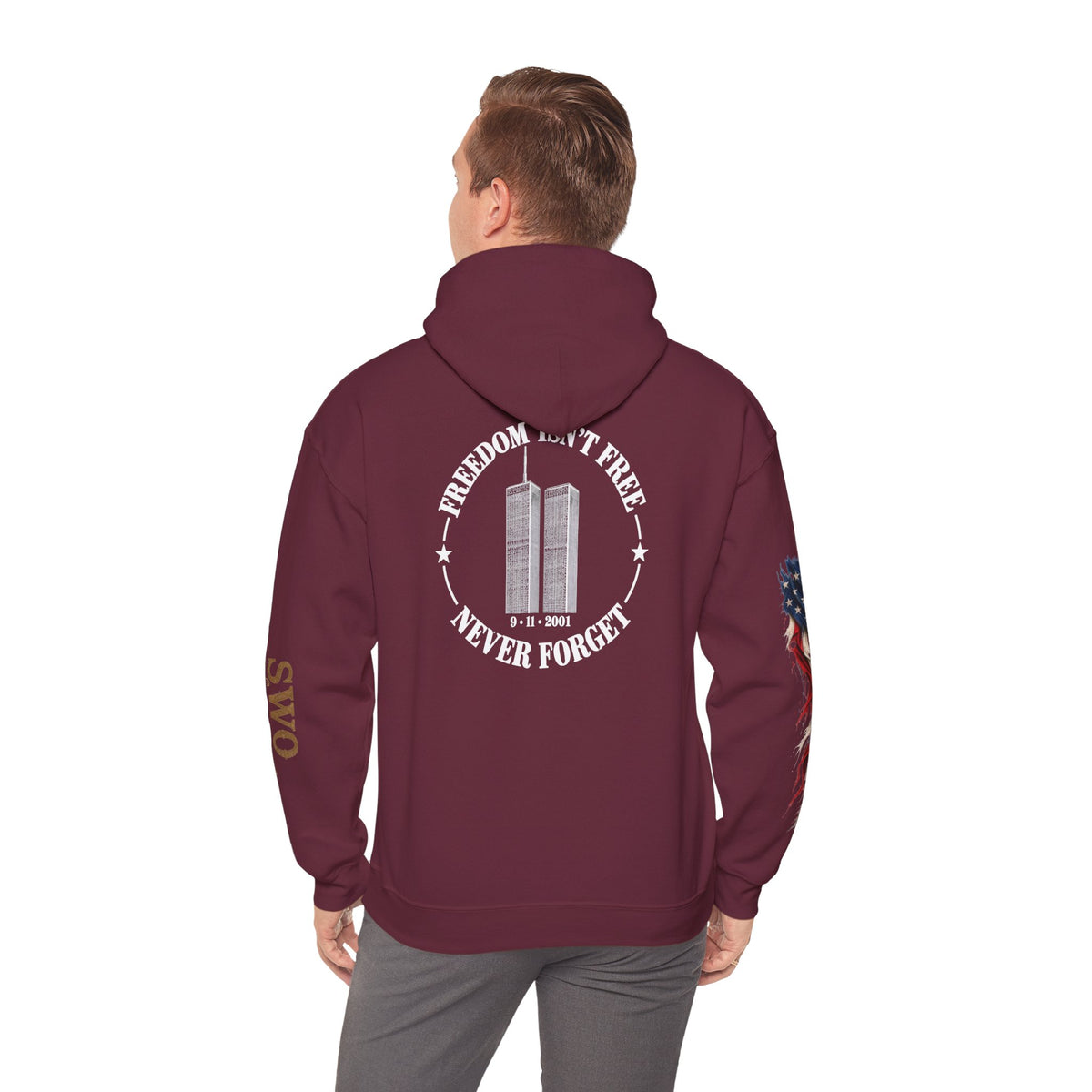 9-11  Freedom isn’t Free Hooded Sweatshirt