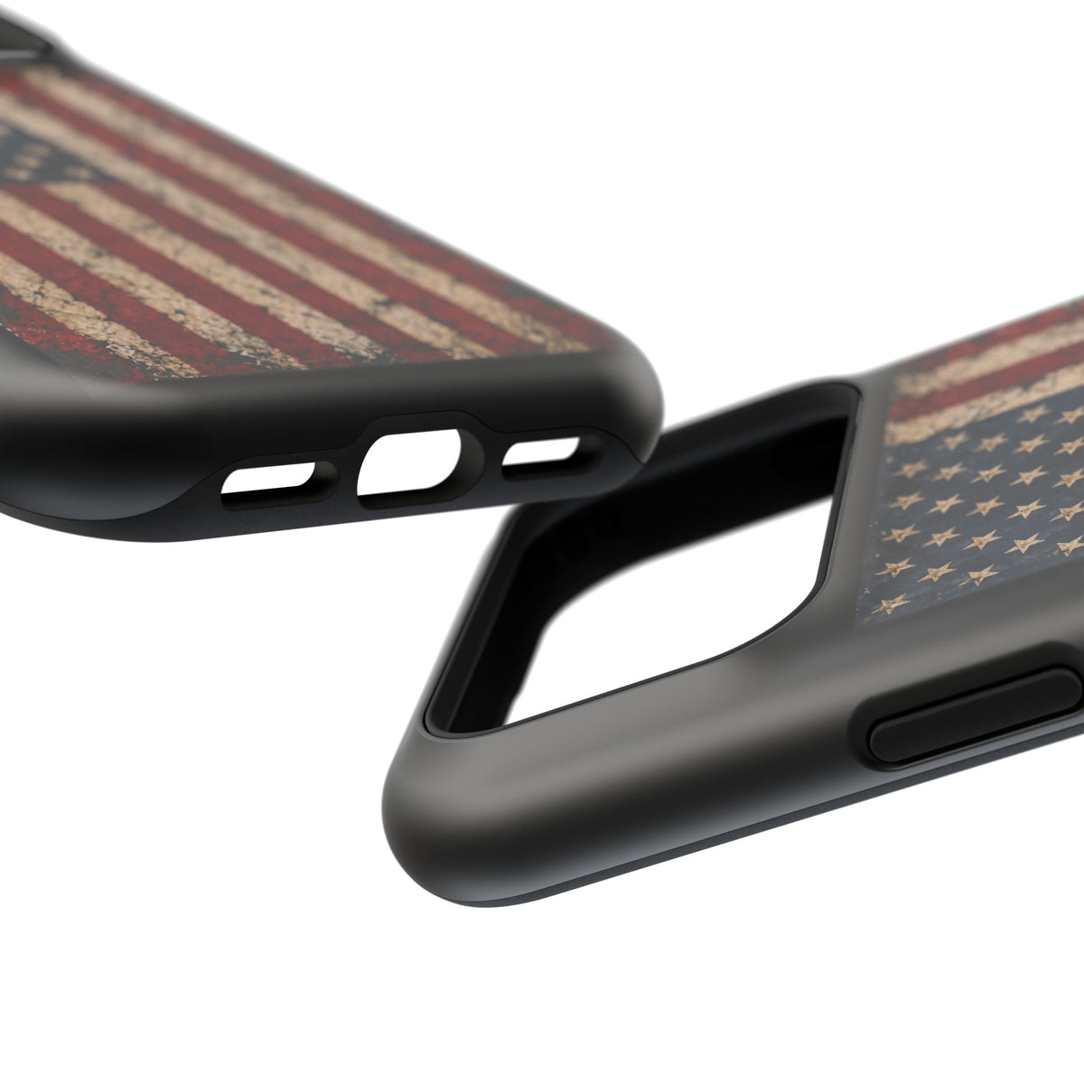 Distressed American Flag Magnetic Tough Case for iPhone 17 & 18 Pro / Pro Max