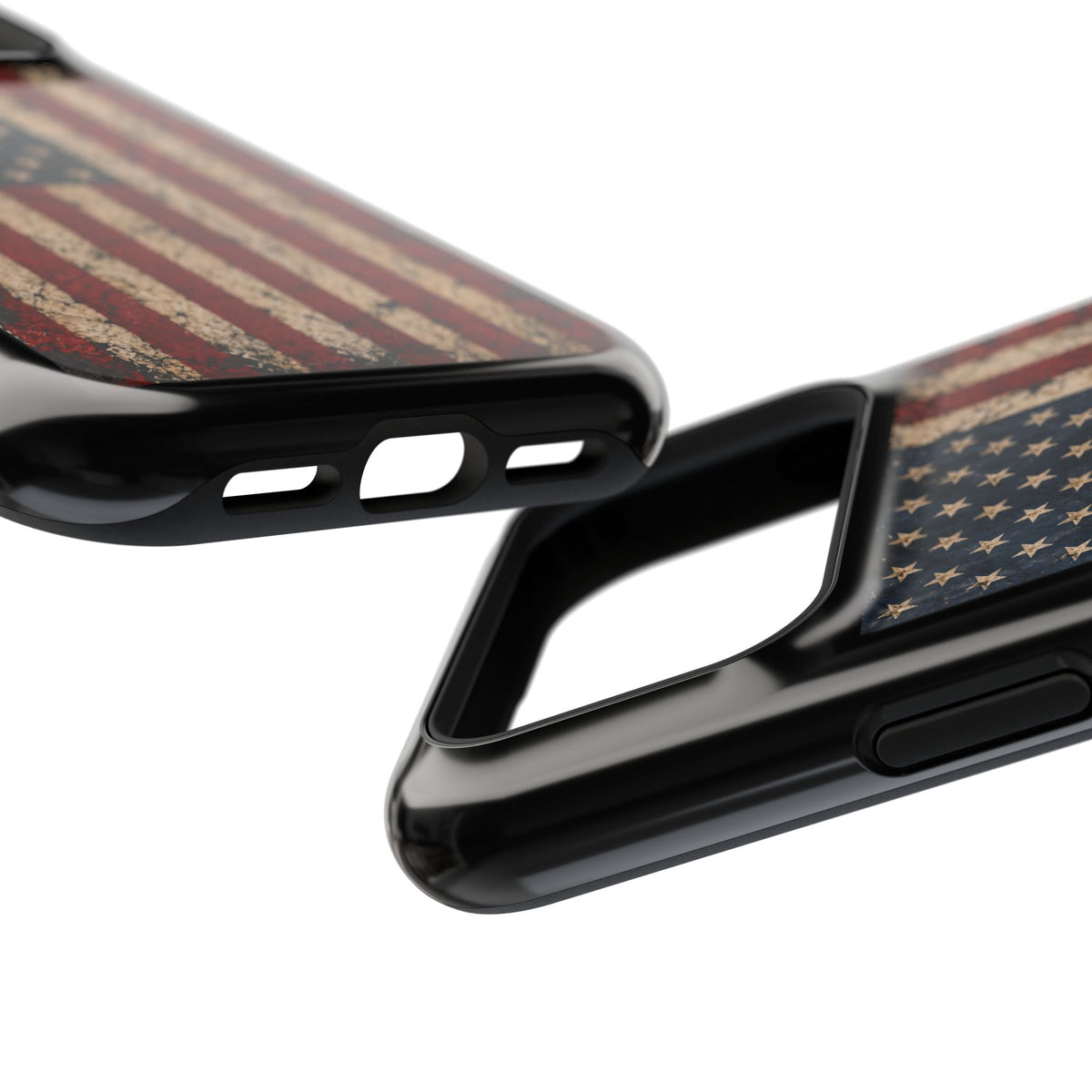 Distressed American Flag Magnetic Tough Case for iPhone 17 & 18 Pro / Pro Max