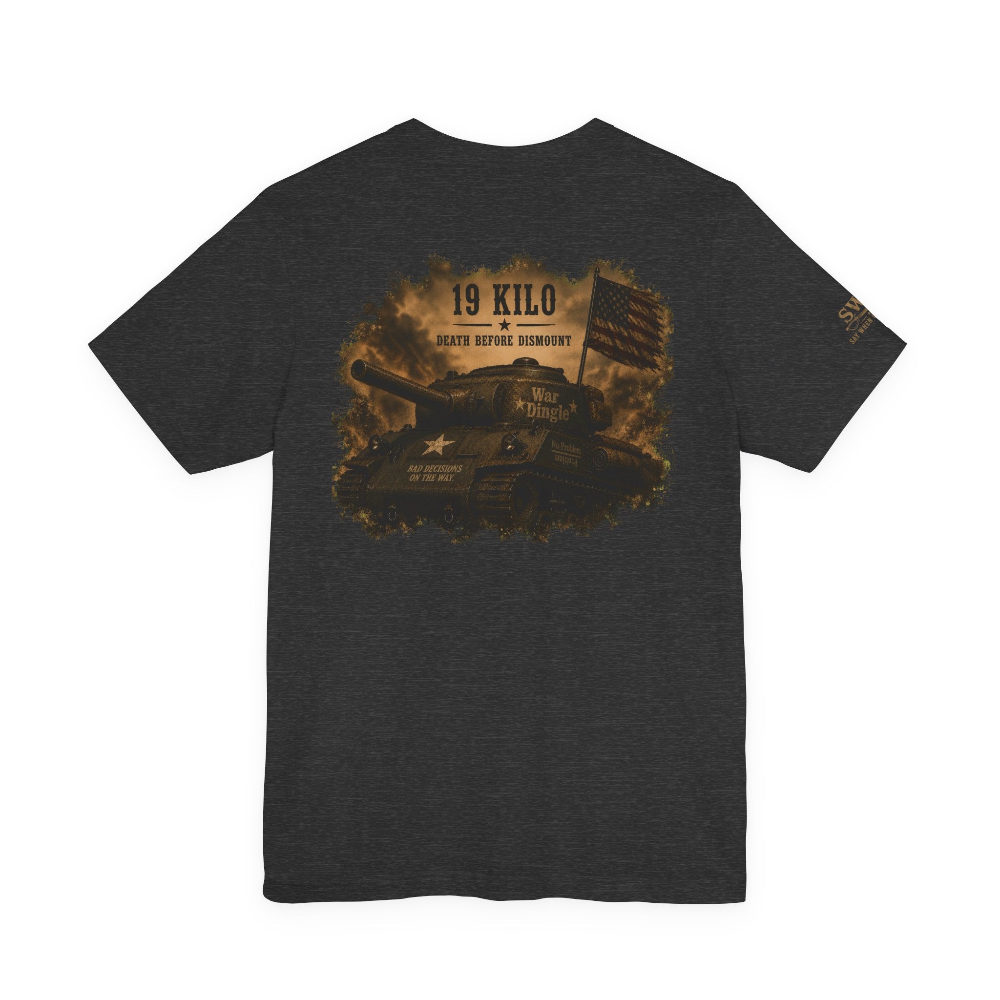Military Tank Graphic Tee – "19 Kilo" Army Tribute T-Shirt