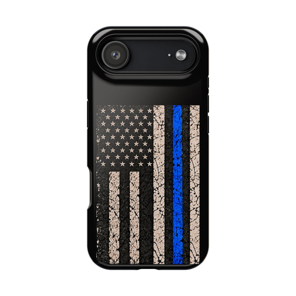 Back the Blue Distressed Flag Magnetic Tough Case for iPhone 17 & 18 Pro / Pro Max