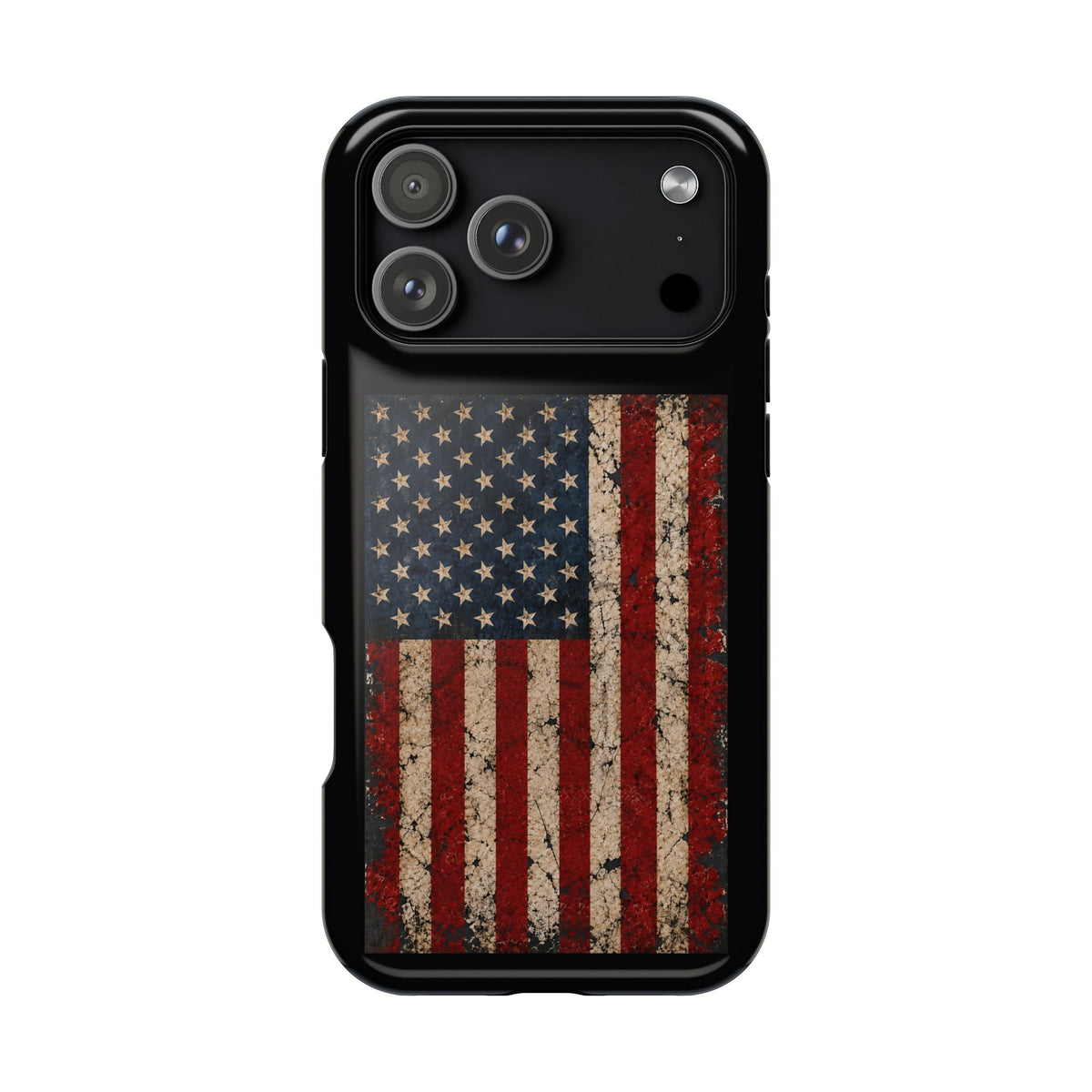 Distressed American Flag Magnetic Tough Case for iPhone 17 & 18 Pro / Pro Max