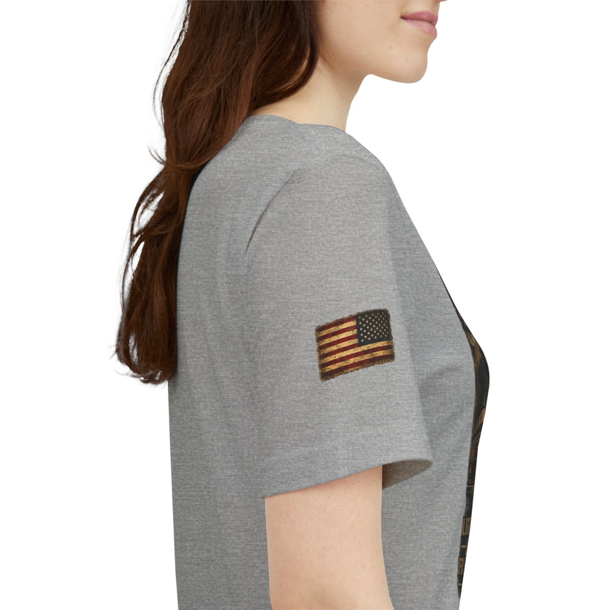 American Grunge T-Shirt — "Lighten Up Francis" Patriotic Graphic