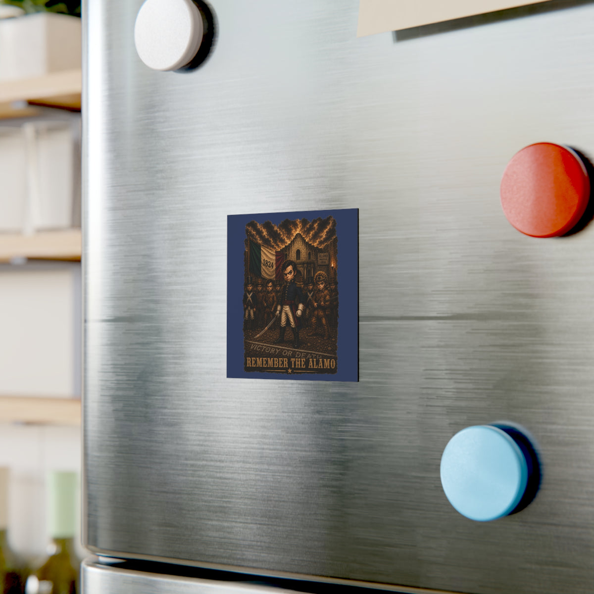 Remember the Alamo Square Magnet