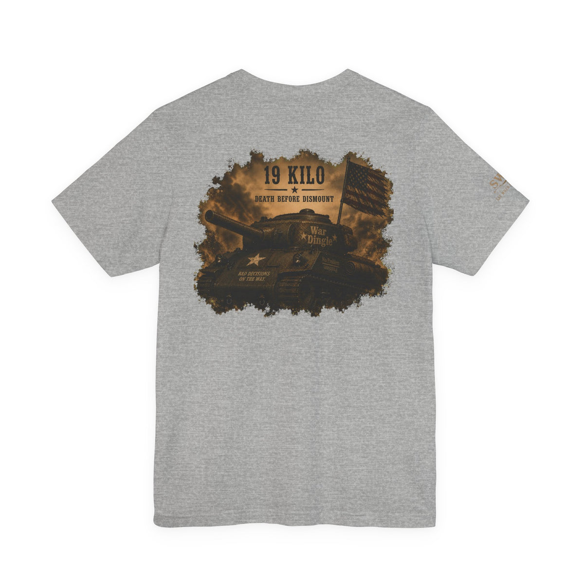 Military Tank Graphic Tee – "19 Kilo" Army Tribute T-Shirt
