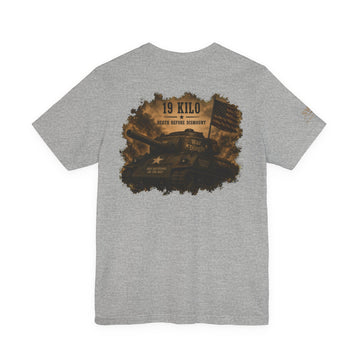 Military Tank Graphic Tee – "19 Kilo" Army Tribute T-Shirt
