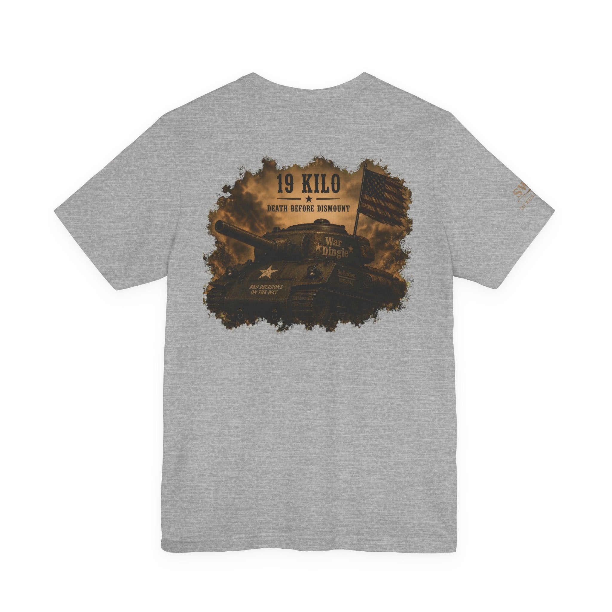 Military Tank Graphic Tee – "19 Kilo" Army Tribute T-Shirt