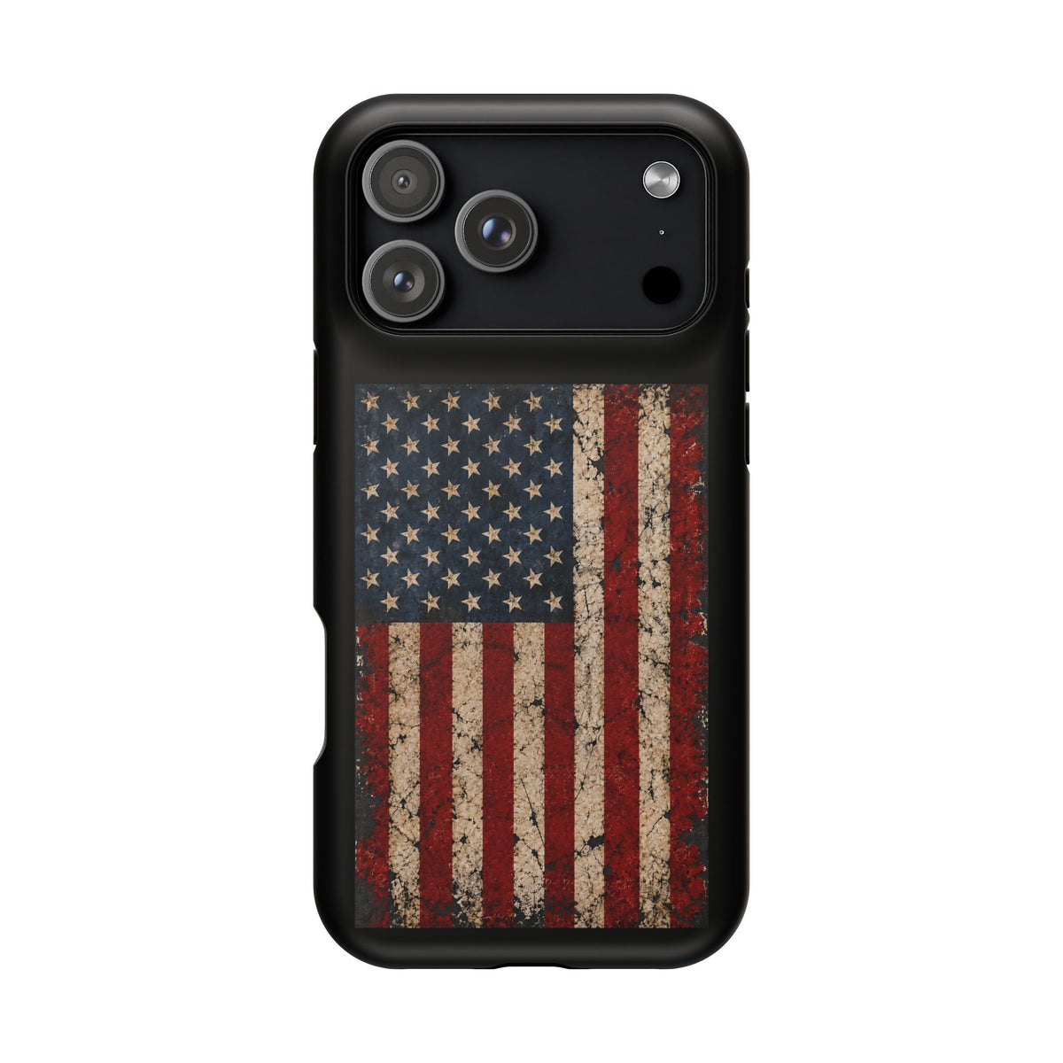 Distressed American Flag Magnetic Tough Case for iPhone 17 & 18 Pro / Pro Max