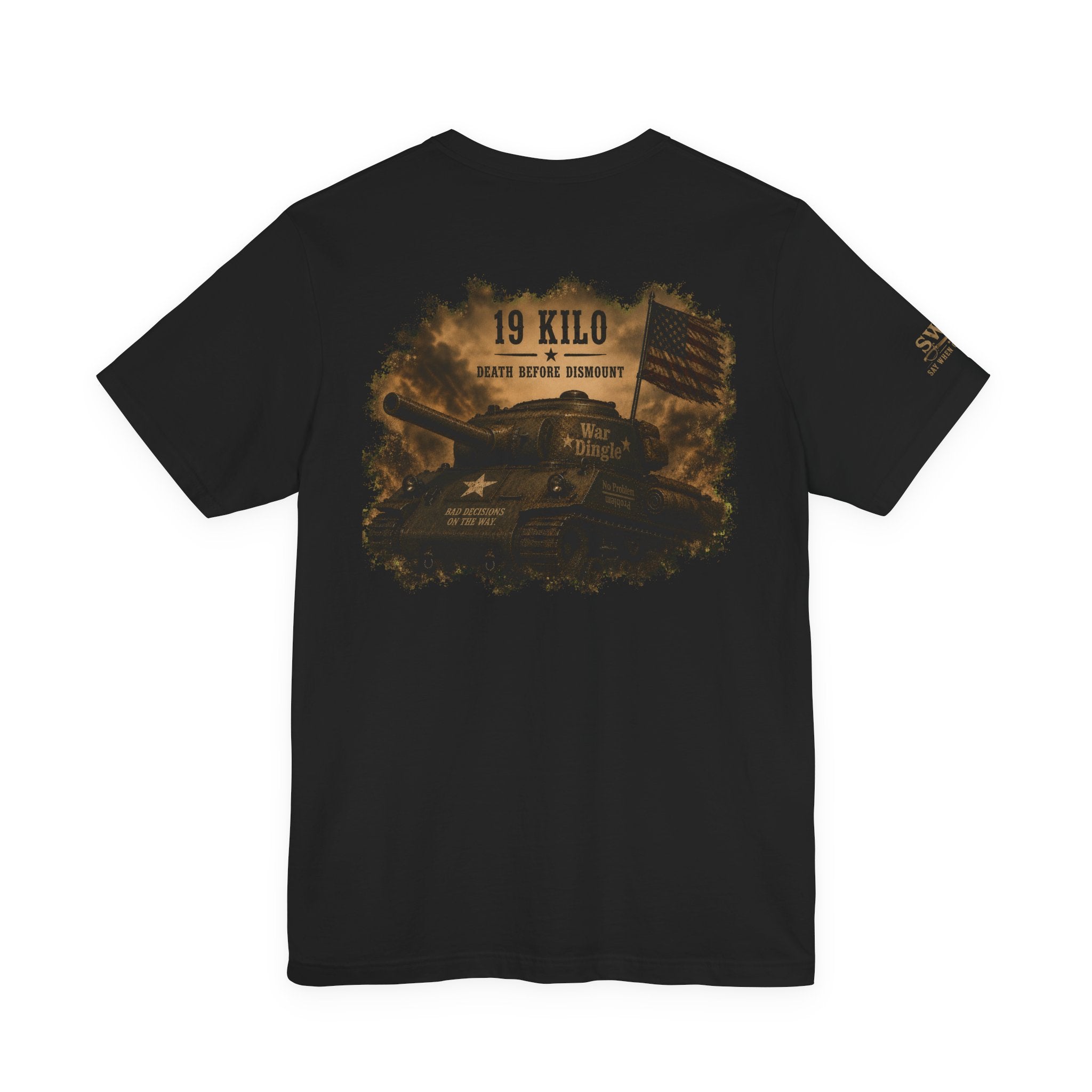 Military Tank Graphic Tee – "19 Kilo" Army Tribute T-Shirt