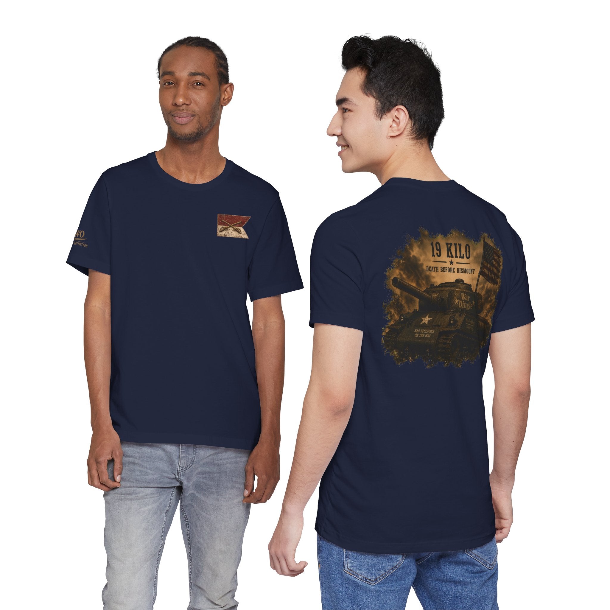 Military Tank Graphic Tee – "19 Kilo" Army Tribute T-Shirt