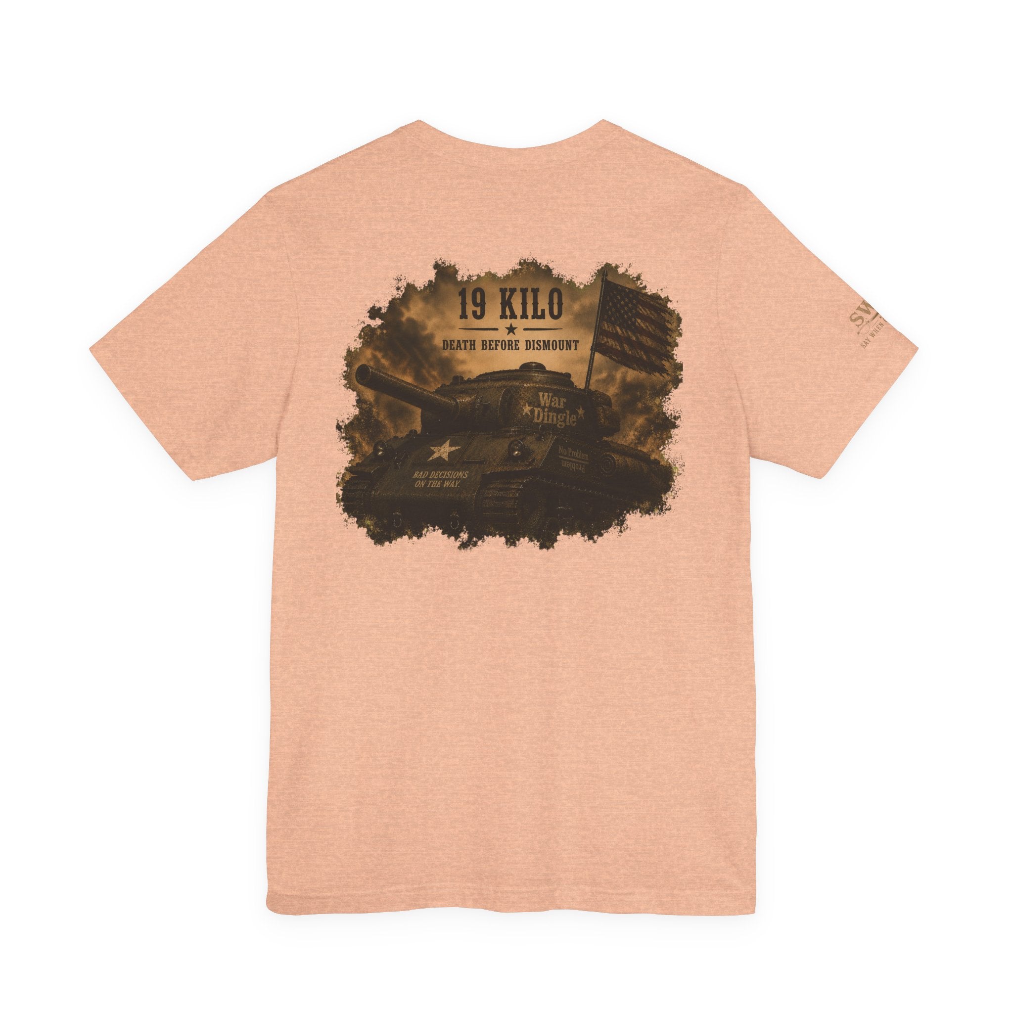 Military Tank Graphic Tee – "19 Kilo" Army Tribute T-Shirt