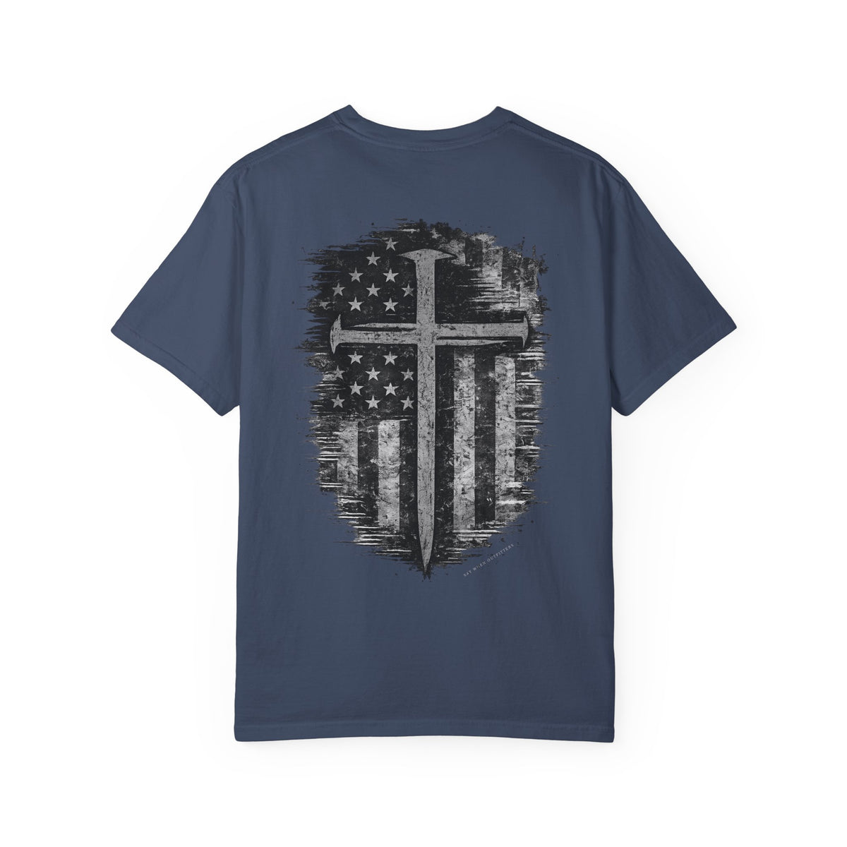 Grace Was Given, Freedom Was Earned | Flag & Cross Tee