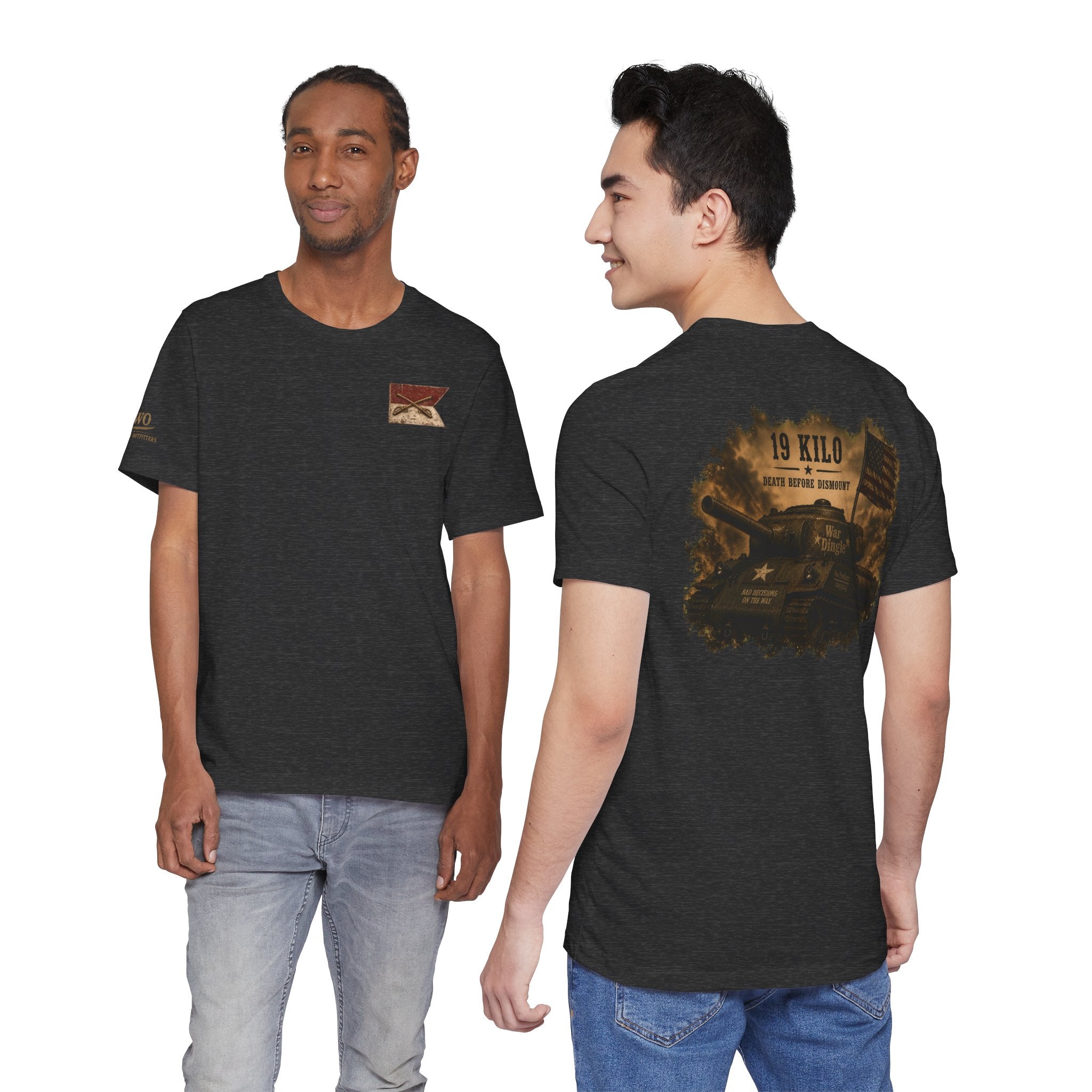Military Tank Graphic Tee – "19 Kilo" Army Tribute T-Shirt