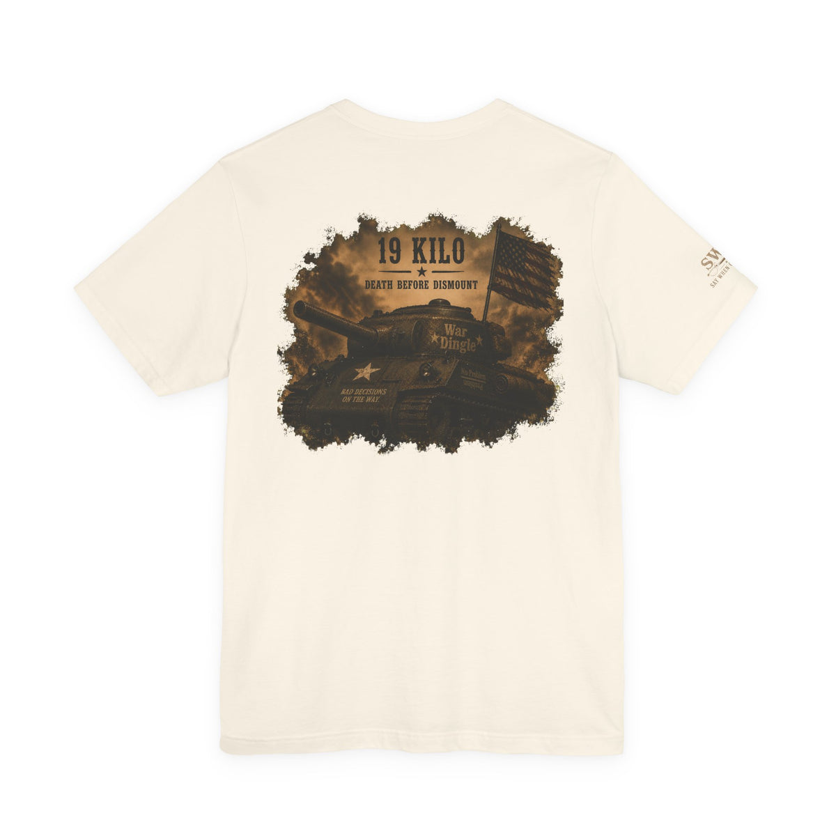 Military Tank Graphic Tee – "19 Kilo" Army Tribute T-Shirt