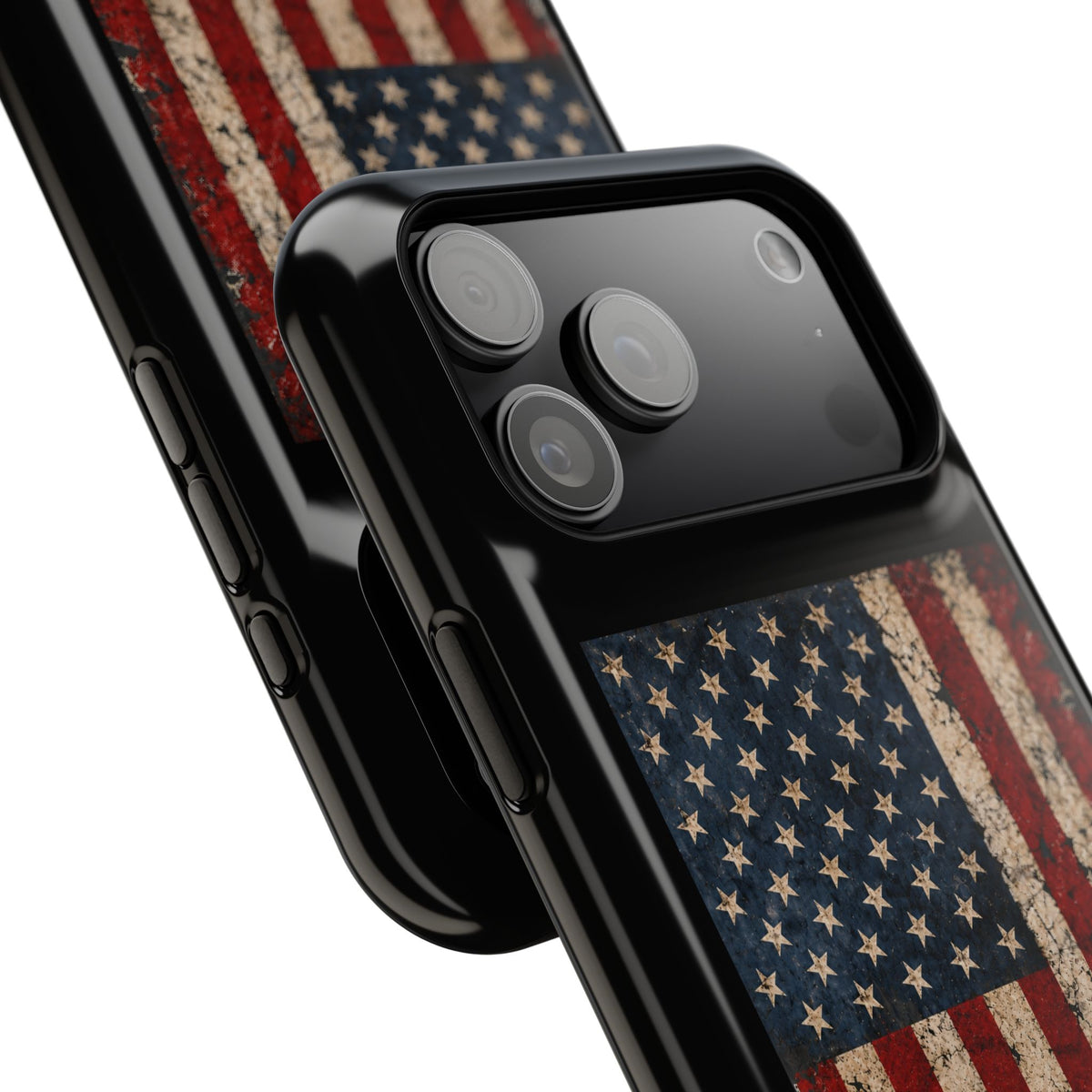 Distressed American Flag Magnetic Tough Case for iPhone 17 & 18 Pro / Pro Max