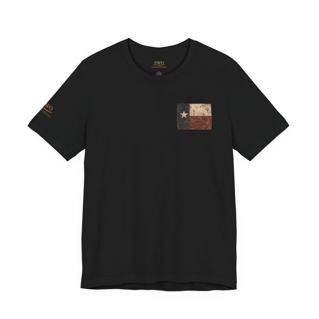 Texas Revolution Vintage Flag Tee — Independence 1836 Graphic T-Shirt