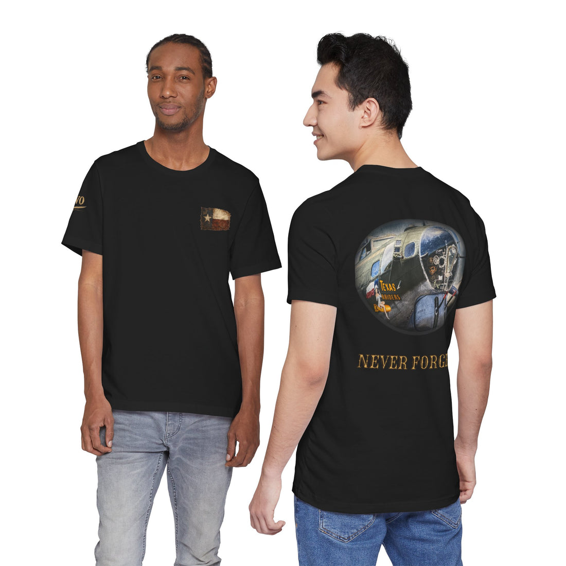 Texas Raiders Never Forget B-17 Tee