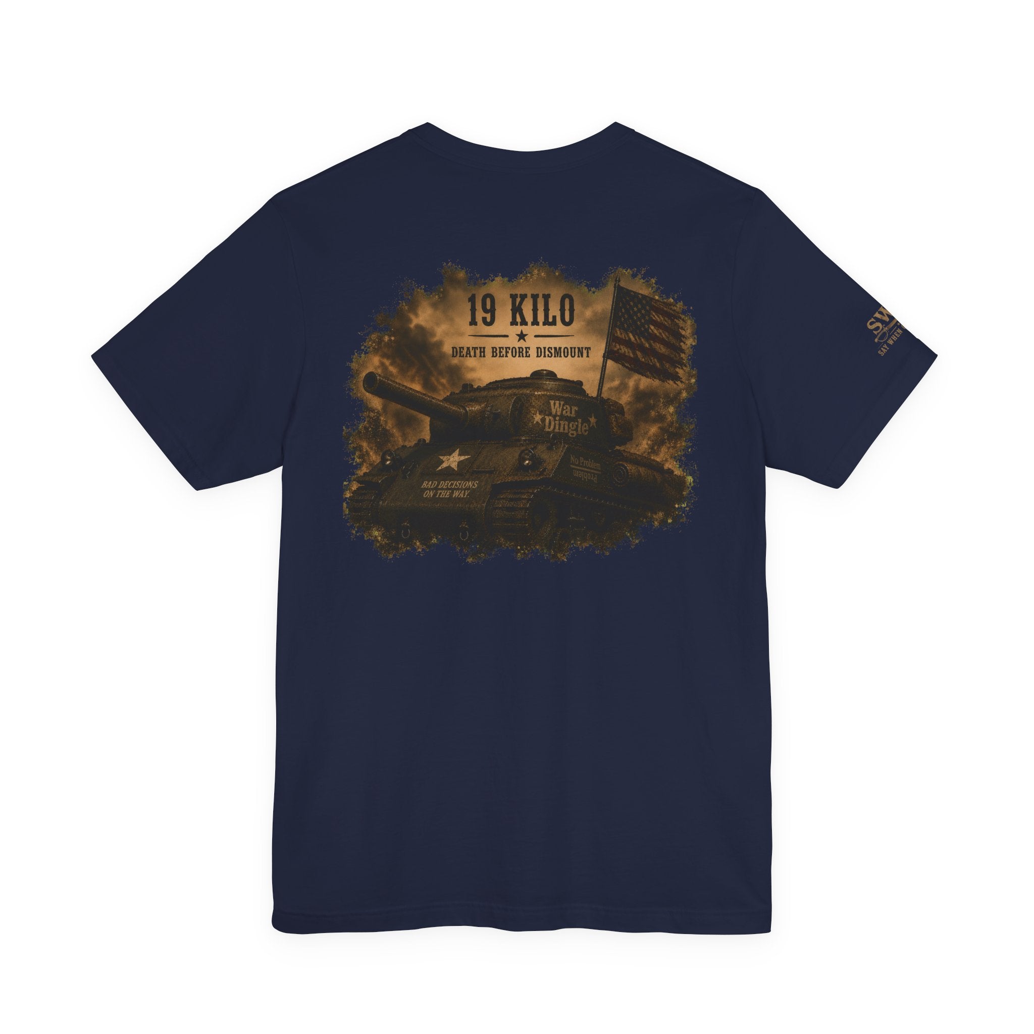 Military Tank Graphic Tee – "19 Kilo" Army Tribute T-Shirt