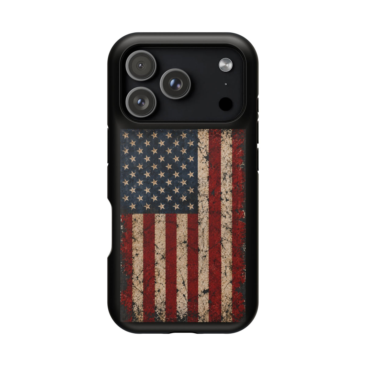 Distressed American Flag Magnetic Tough Case for iPhone 17 & 18 Pro / Pro Max