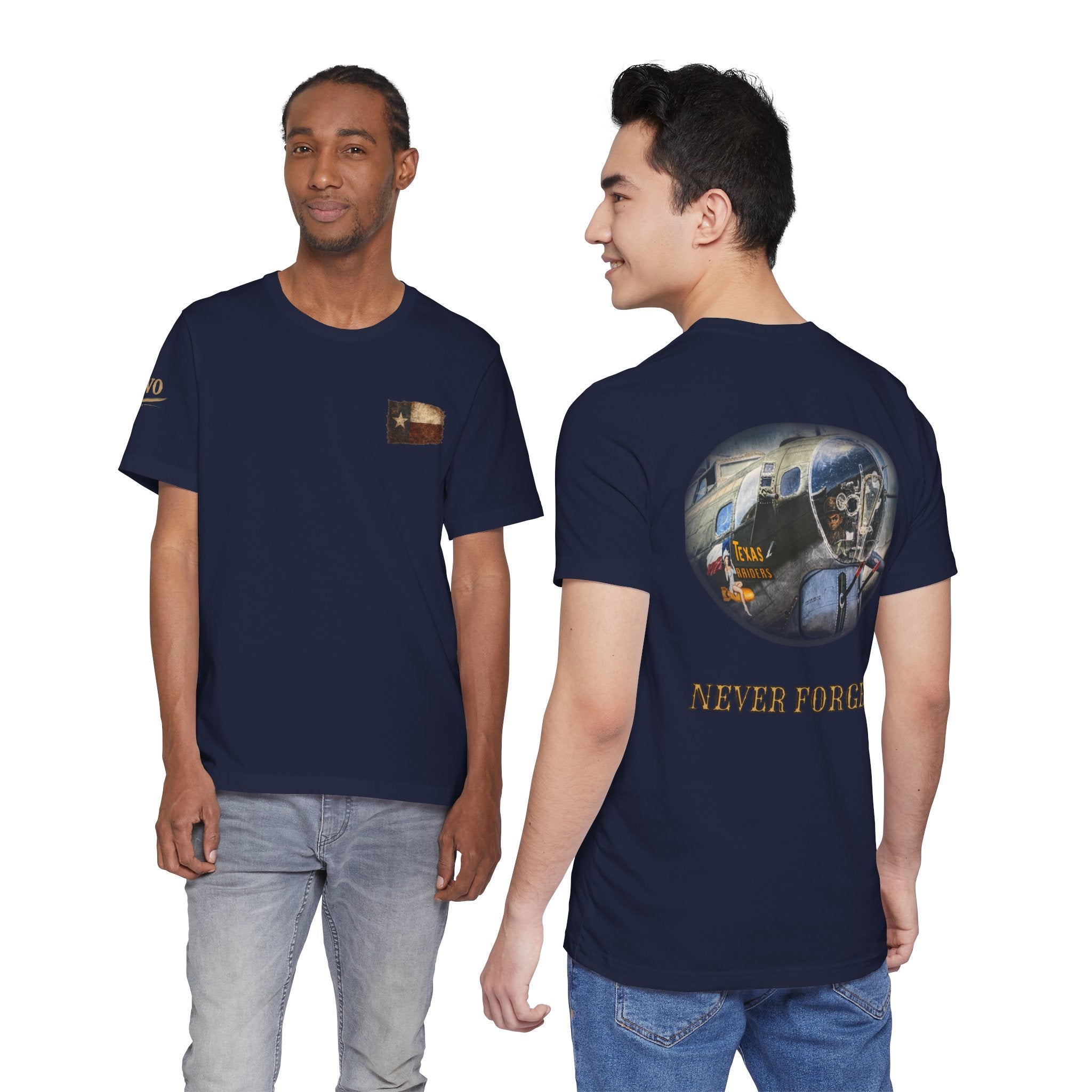 Texas Raiders Never Forget B-17 Tee
